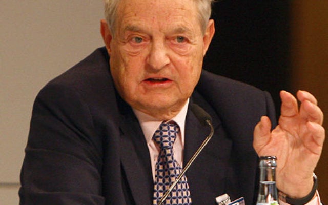 George Soros (photo credit: CC-BY-Harald Dettenborn, Wikimedia Commons)