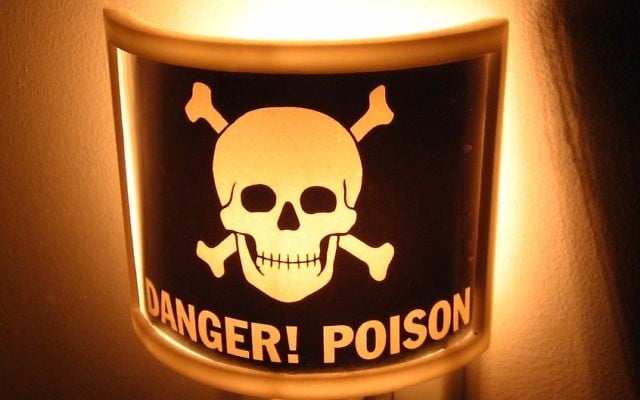 Symbole international de toxicité. (Credit: CC BY Matt Brubek/Flickr)