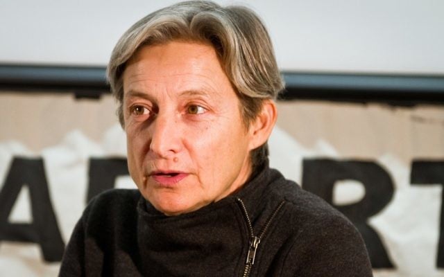 Judith Butler, en 2011. (Crédit : Andrew Rusk / CC-BY-2.0)