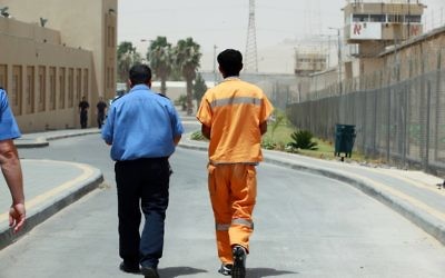 La prison Eshel à Beer Sheva (Crédit : Moshe Shai/Flash90)