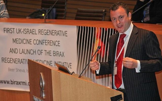 L'ambassadeur britannique en Israël Matthew Gould (Crédit :autorisation UK Embassy)