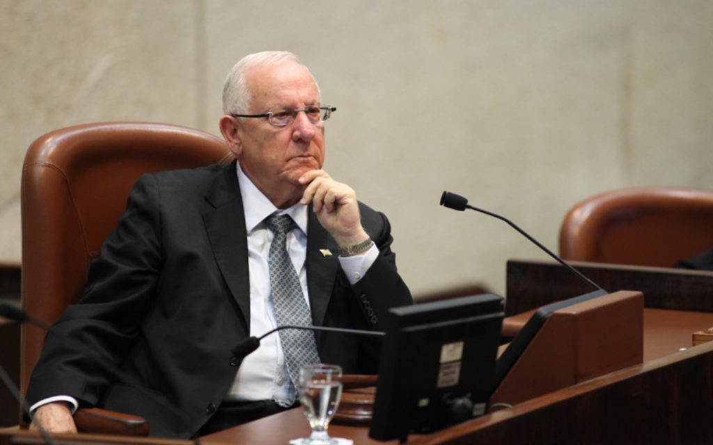 Reuven Rivlin (Crédit : Yoav Ari Dudkevitch/Flash90)
