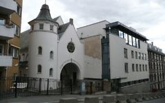 La synagogue de la rue Bergstien, à Oslo. (Crédit : CC BY Metro Centric/Flickr)