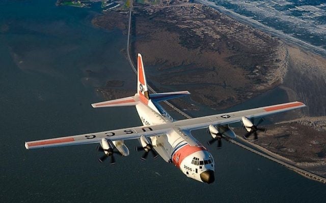Photo d'illustration de l'avion "Super" Hercules de Lockheed Martin, le C-130J (Crédit : US Coast Guard/Wikimedia Commons) Photo d'illustration de l'avion "Super" Hercules de Lockheed Martin, le C-130J (Crédit : US Coast Guard/Wikimedia Commons)