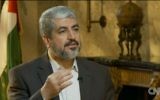 Khaled Mashaal sur CNN en 2012. (Crédit : capture d'écran CNN)