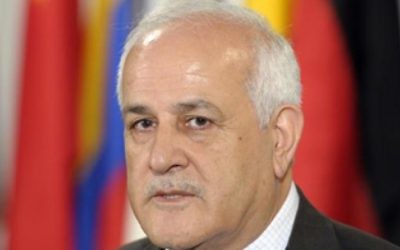 Riyad Mansour, ambassadeur palestinien aux Nations unies. (Crédit: United Nations Media Center)