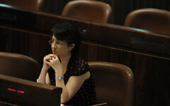 Hanin Zoabi (Crédit : Miriam Alster/Flash90)