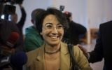 La députée arabe à la Knesset  (du parti Balad) Hanin Zoabi (Crédit : Flash90)