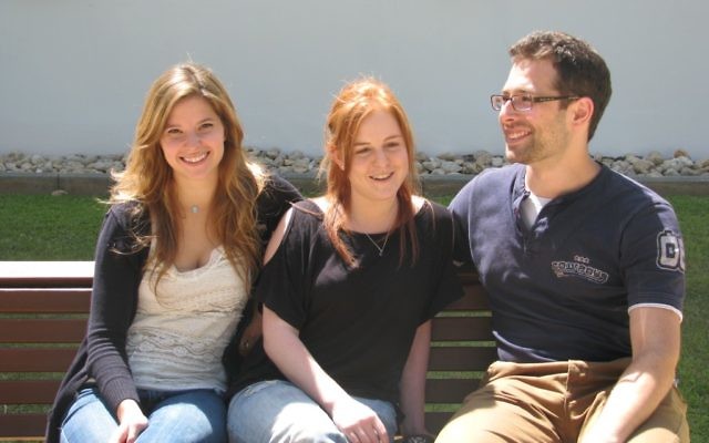 Yarden Ran, Texas, USA;  Megan Berlin, Johannesburg, South Africa; Tal Wolgroch, London, UK – all studying MA in Psychology