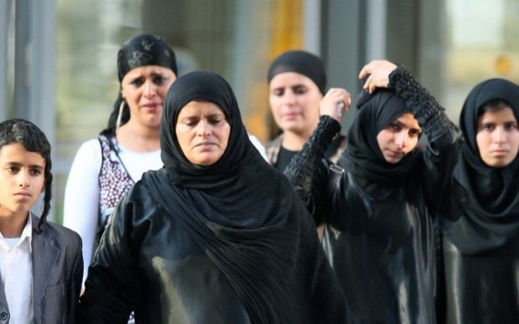 Illustrative photo of Yemenite Jews arriving at Ben Gurion Airport in 2012 (photo credit: Moshe Shai/Flash90)