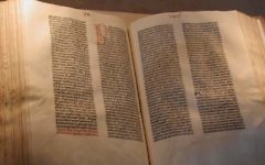 La Bible de Gutenberg. (Crédit : Raul654/CC-BY-SA/Wikimedia Commons)