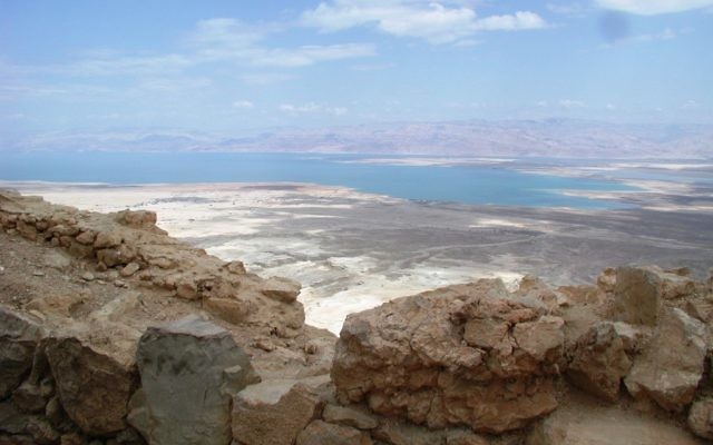 A view of the Dead Sea from Masada (photo credit: Shmuel Bar-Am)