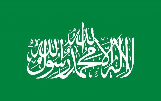 Le drapeau du Hamas (Crédit : Autorisation de Merrell Publishers)