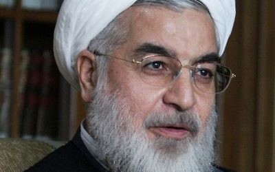 Hassan Rouhani (Crédit : Mojtaba Salimi/Wikipedia Commons)
