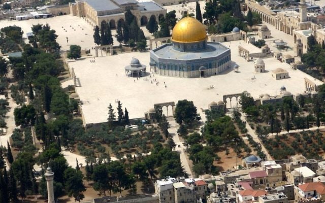 La mosquée Al-Aqsa sur le mont du Temple (Crédit photo: Qanta Ahmed)