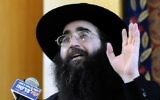 Le rabbin Yoshiyahu Pinto. (Photo : Yossi Zeliger/Flash90)