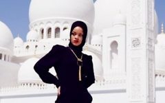 Rihanna à Abu Dhabi (Crédit: Instagram)