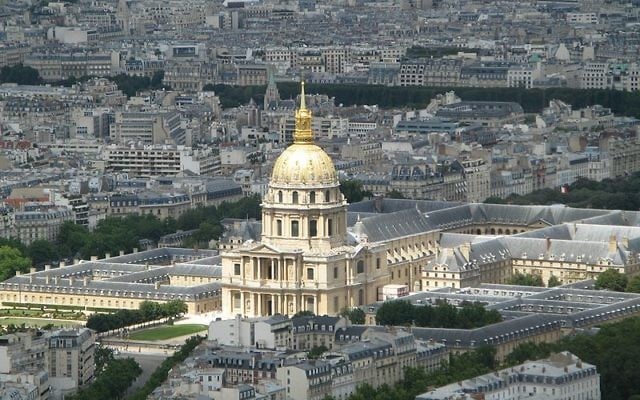 Hôtel des Invalides (Crédit : Jens Peter Clausen/Wikiedia CommonsCC BY-SA 3.0)