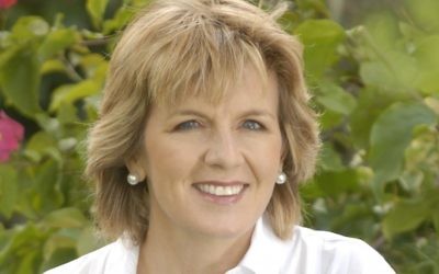 Julie Bishop, la ministre australienne des Affaires étrangères (Crédit : CC BY-SA 3.0/BotMultichill, Wikimedia Commons)