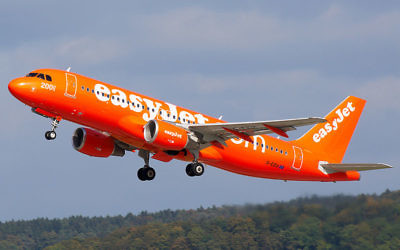 Un airbus de la compagnie EasyJet. Illustration. (Crédit : Biggerben/CC BY-SA 3.0/Wikimedia Commons)