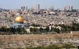 Jerusalem, vue du mont des Oliviers (Crédit : Wayne McLean/Wikimedia Commons/CC BY 2.0)