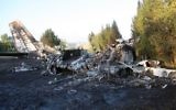 Crash de l'avion militaire libyen en Tunisie (Crédit : AFP)