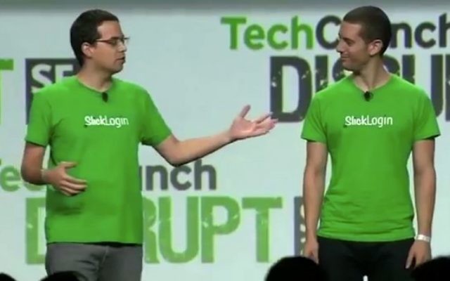 Or Zelig et Ori Kabeli, 2 des créateurs de SlickLogin  (Crédit : capture d'écran de Youtube)