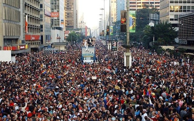 Gay Pride au Brésil (Crédit : Rose Brasil/ABr/Agência Brasil/Wikimedia commons)