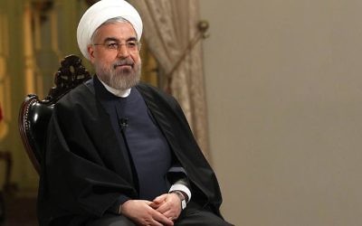 Le président iranien Hassan Rohani, le 5 février 2014 à Téhéran  (Iranian presidency website/AFP/Archives)