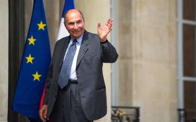 Serge Dassault à Paris (Crédit : AFP/Archives Fred Dufour)