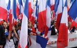 Cortège du FNJ au sein du défilé du 1er-Mai organisé par le Front national à Paris, le 1er mai 2012. (Crédit : G. Bouchet CC BY-SA 3.0 - Wikimedia commons)