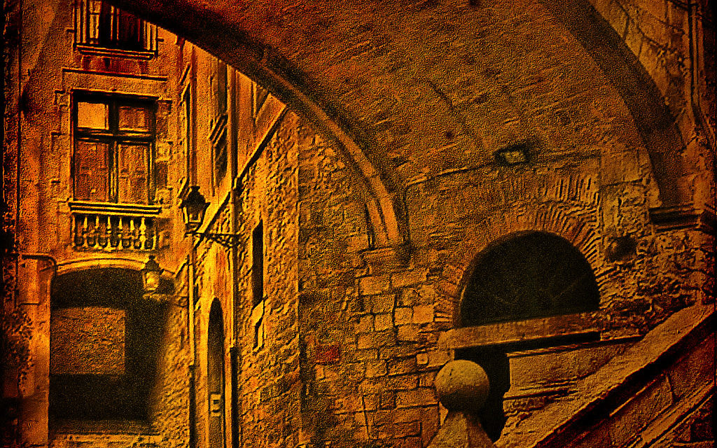 L'ancien quartier juif de Gironne, el Call, 2008, (Crédit : CC BY Jose Luis Mieza/Flickr)