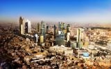 Lever de soleil sur Amman, en Jordanie (Crédit : Joeyzaza/CC BY/Wikimedia Commons)