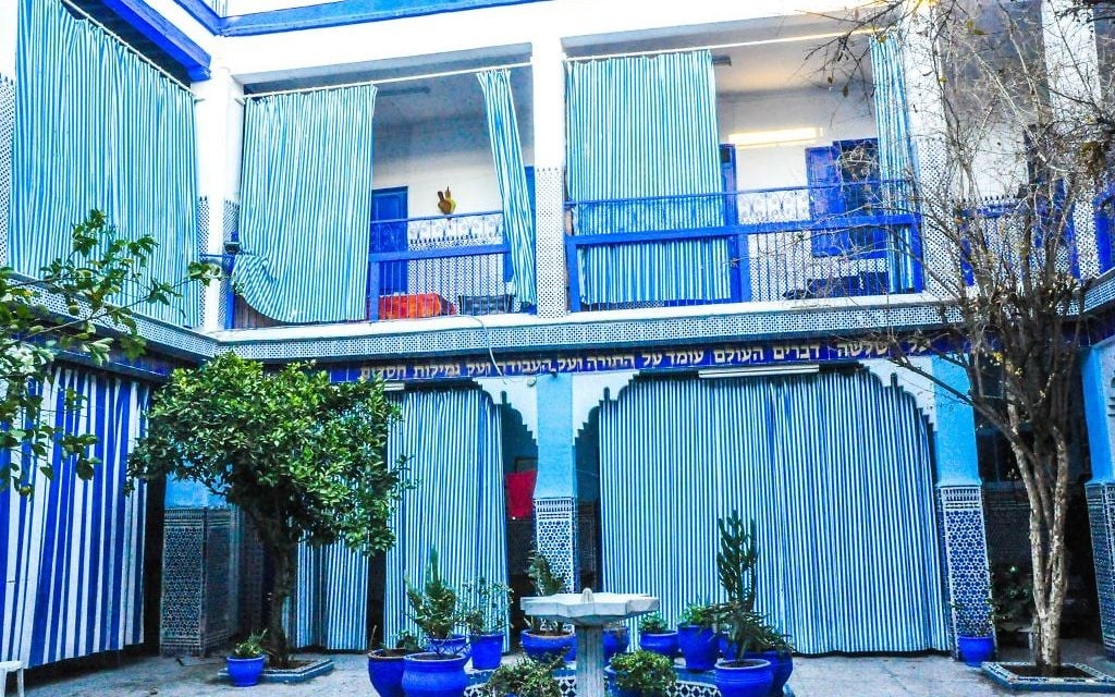 La synagogue de Lazama, symbole dans l'histoire des Juifs du Maroc. (Crédit : Michal Schmulovich/Times of Israël)