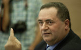 Israel Katz, lors d'une réunion du comité des affaires économiques à la Knesset, le 3 mars 2014 (Crédit : FLASH90)