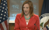 Jen Psaki, attachée de presse de la Maison Blanche. (Crédit : capture d'écran YouTube)