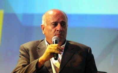 Jibril Rajoub, responsable du Fatah. (Crédit : Yossi Zamir/Flash 90)