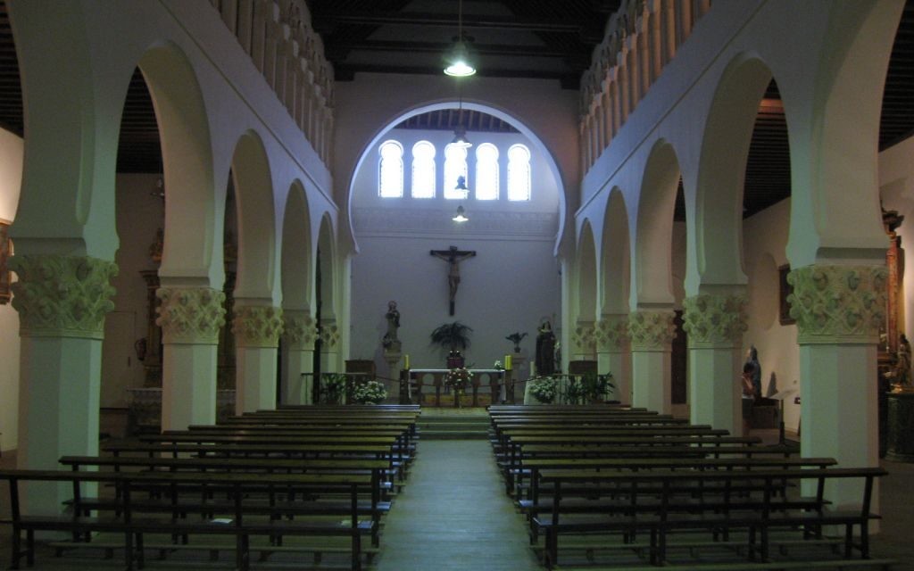 L'ancienne Grande Synagogue de Segovia, Espagne, 2008 (Crédit : CC BY Gryffindor/Wikimedia Commons)