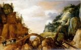 Paysage montagneux de Joos de Momper (Crédit : Wikimedia commons)