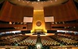 L'assemblée générale de l'ONU à New York (Crédit : CC BY Patrick Gruban/Flickr)