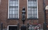 La maison où Anne Frank et sa famille se sont cachés à Amsterdam pendant la Shoah. (Crédit : Nati Shohat/Flash 90)