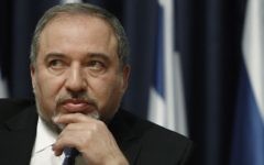 Le ministre des Affaires étrangères Avigdor Liberman (Crédit : Miriam Alster/Flash90)