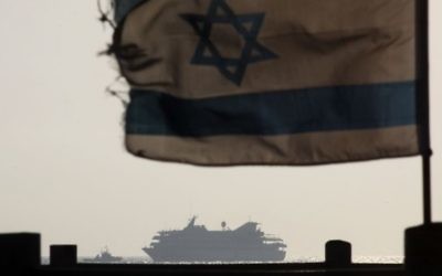 Le Mavi Marmara au large des côtes d'Israël, en mai 2010. (Crédit : Kobi Gideon/Flash90)