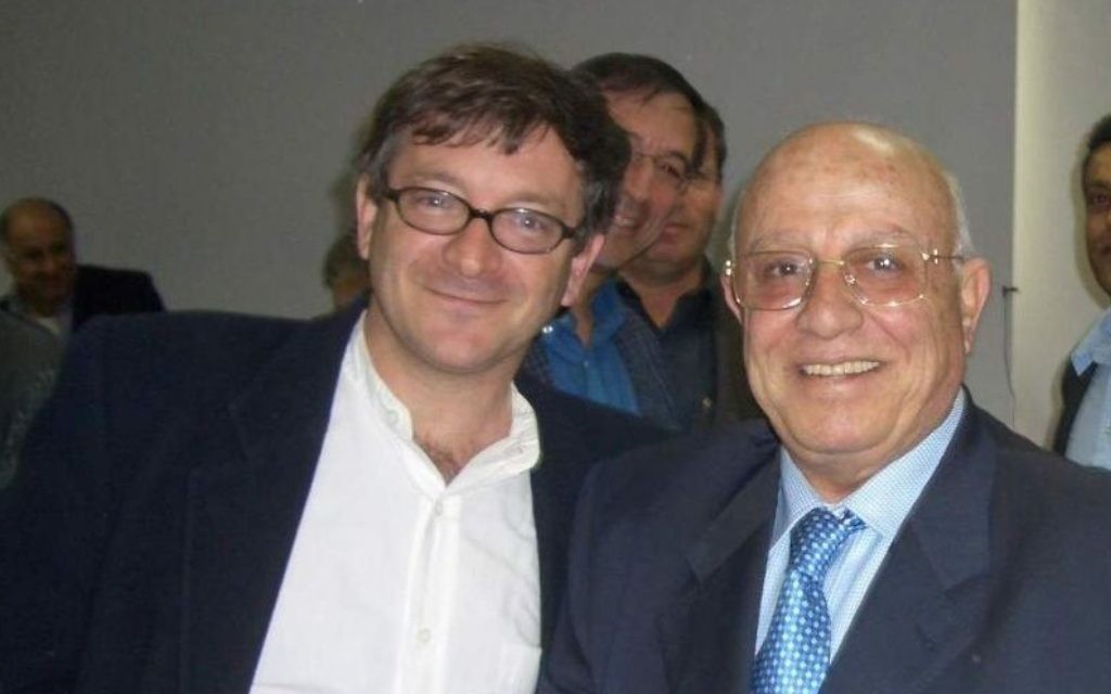 Ron Pundak (à gauche) et Abu Ala (Avec l'aimable autorisation de Ron Pundak)