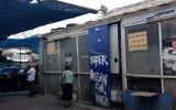 Station de lavage de voiture sur la rue Bethléem à Jérusalem (Crédit : Mitch Ginsburg Times of Israel)