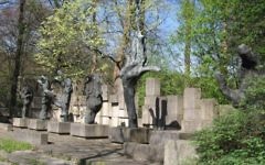 Un monument juif à Groningen aux Pays Bas (Crédit : ZanderZ Wikimedia commons)