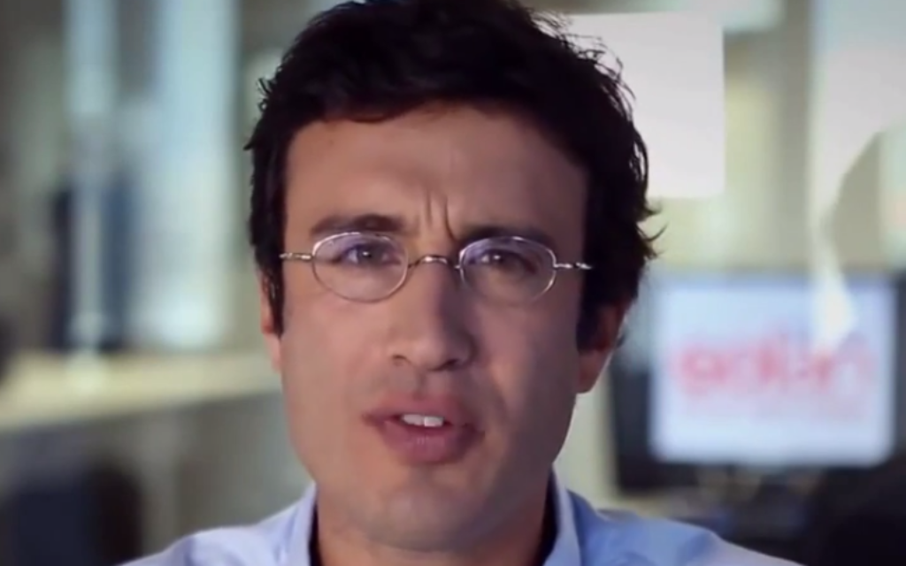 Michaël Boukobza (Crédit : capture d'écran YouTube)