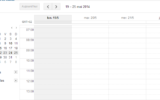 Capture d'écran Google Calendar