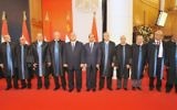 Le nouveau gouvernement égyptien prête serment le 17 juin (Crédit : EGYPTIAN PRESIDENCY / AFP)
