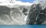 Le lac Laguna 69 dans les Andes péruviennes (Crédit : CC BY SA Léo Guellec/Flickr)